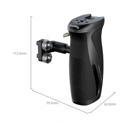 SmallRig 5194 - obrotowy uchwyt boczny, wymiary